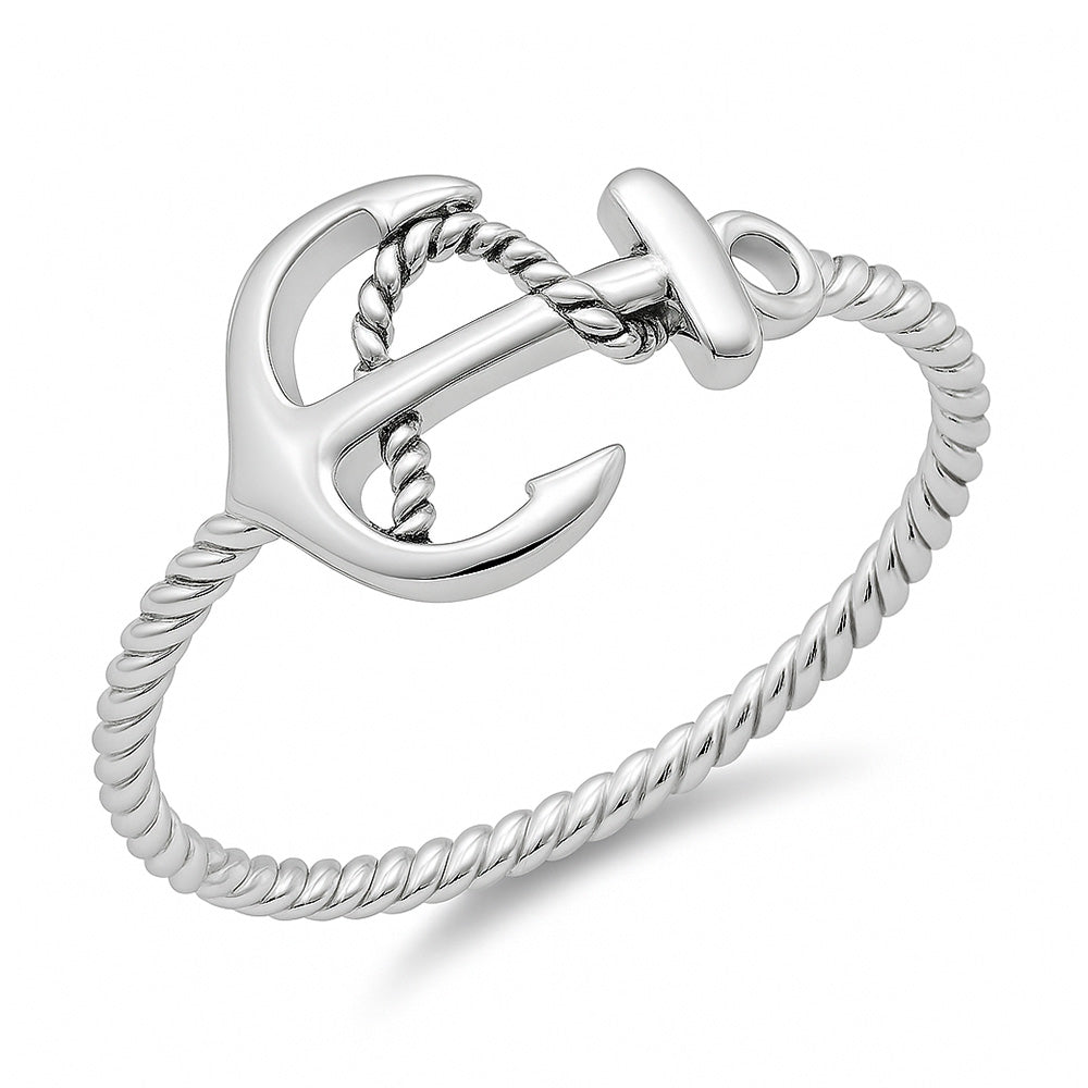 Silver Ring - Anchor