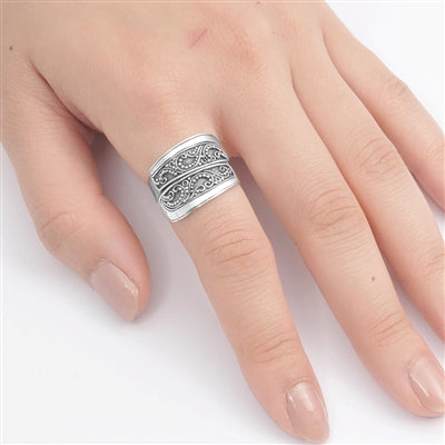 Silver Bali Ring