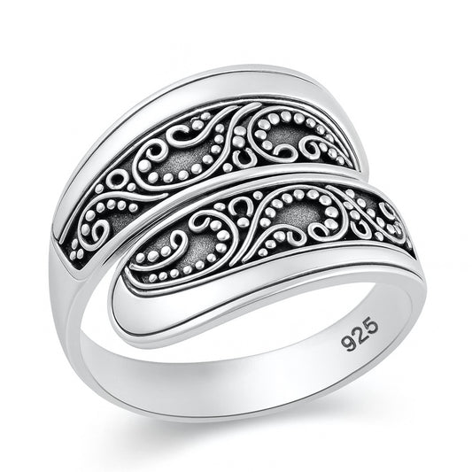 Silver Bali Ring
