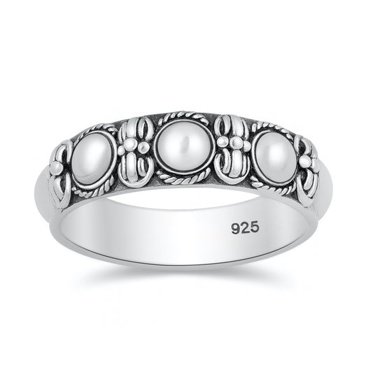 Silver Bali Ring