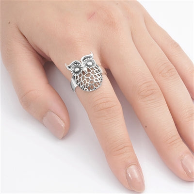 Silver Ring - Owl