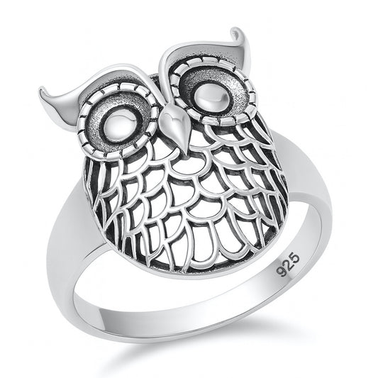 Silver Ring - Owl