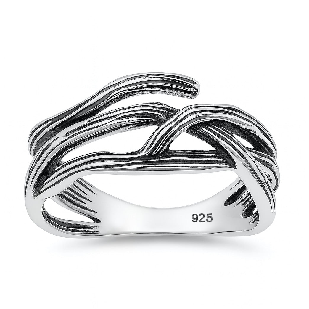 Silver Ring - Tree Branch