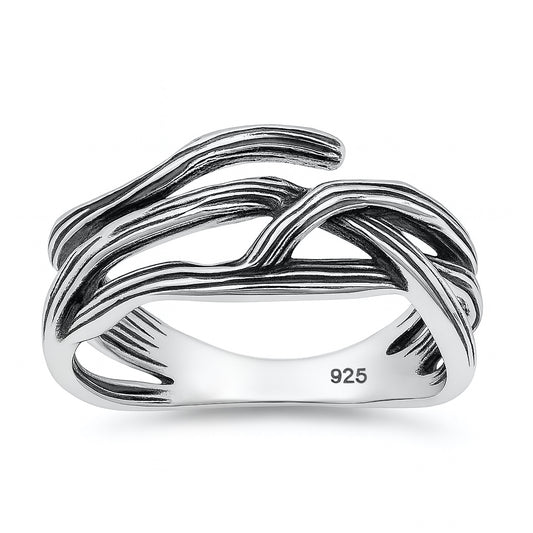 Silver Ring - Tree Branch