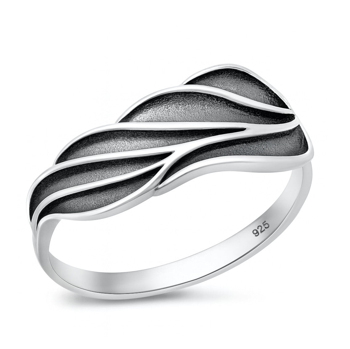 Silver Ring - Leaf