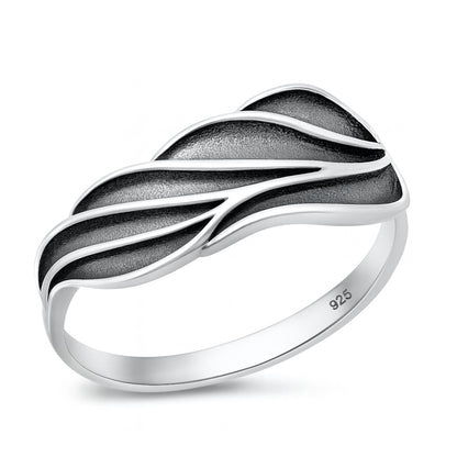 Silver Ring - Leaf
