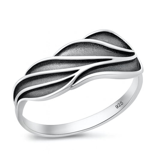 Silver Ring - Leaf