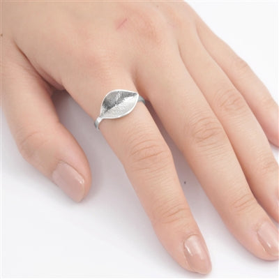 Silver Ring - Leaf