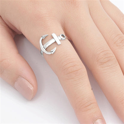 Silver Ring - Anchor