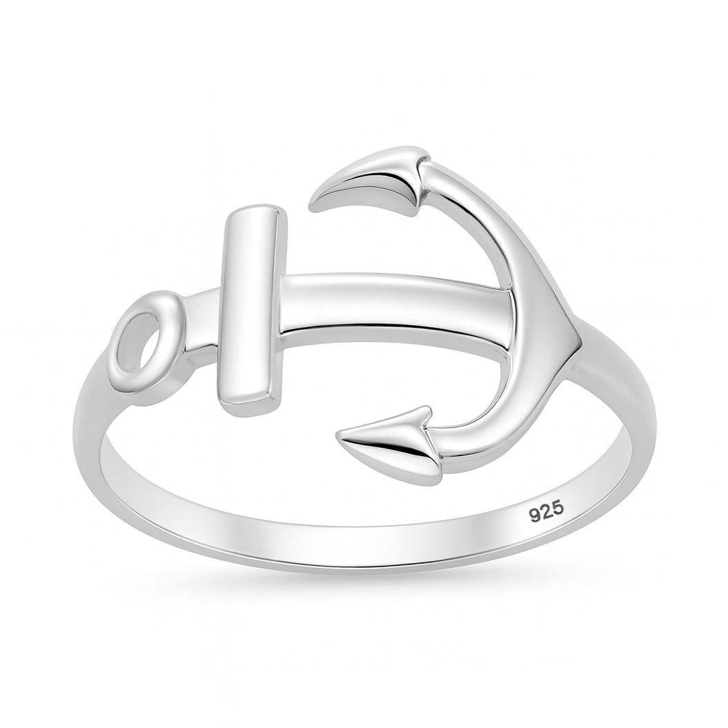 Silver Ring - Anchor