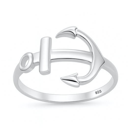 Silver Ring - Anchor