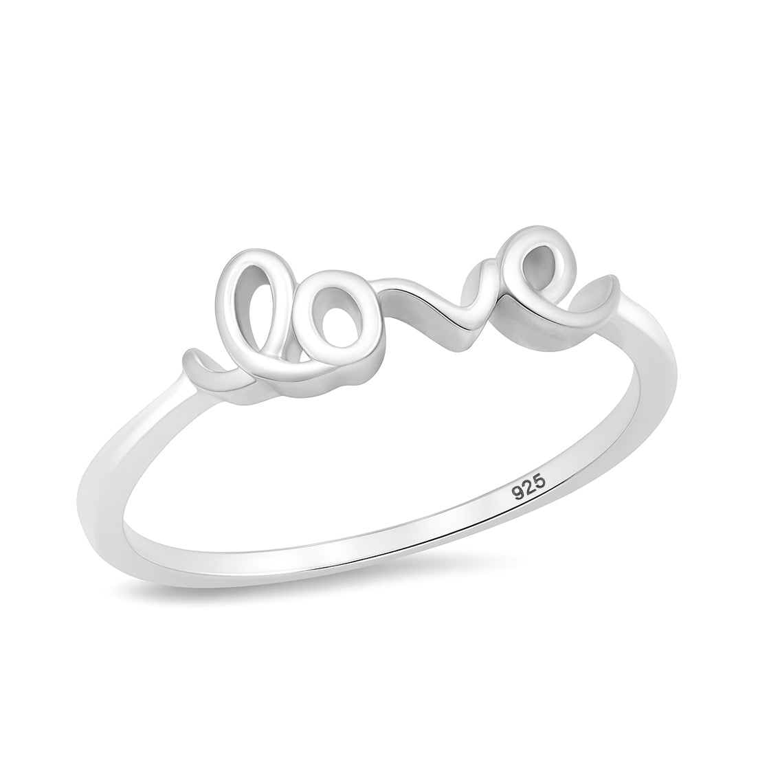 Silver Ring - Love