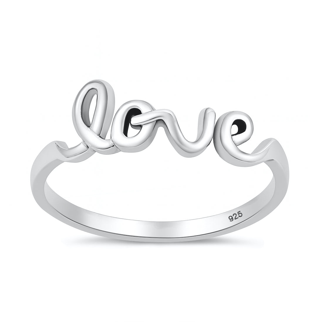 Silver Ring - Love