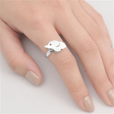 Silver Ring - Elephant