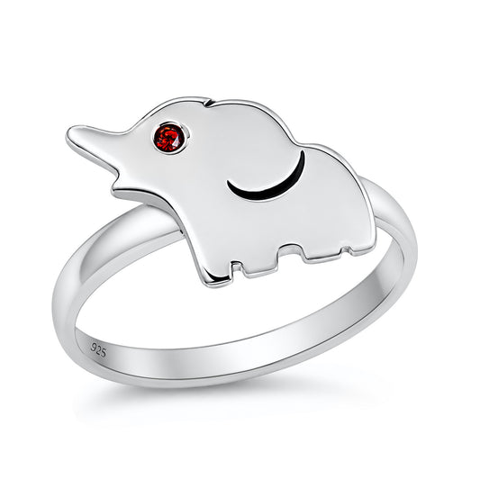 Silver Ring - Elephant