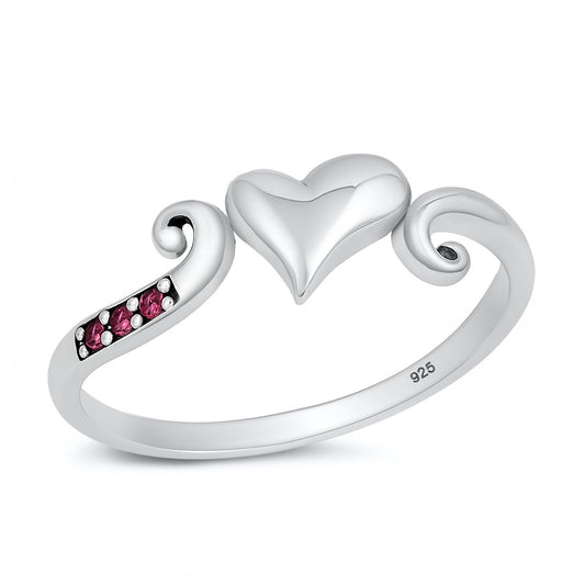 Silver Ring - Heart