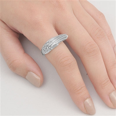 Silver Ring - Angel Wing