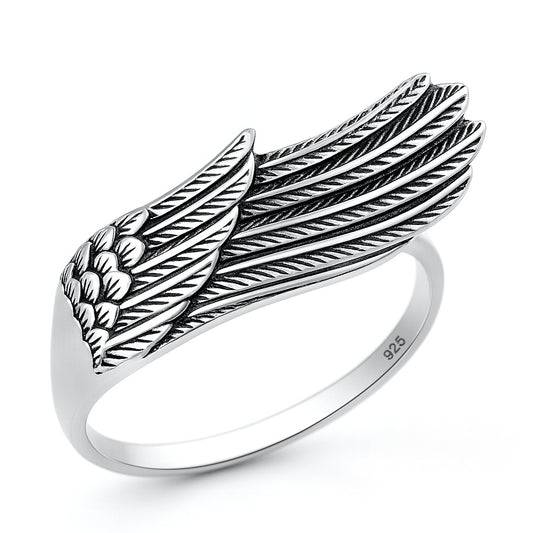 Silver Ring - Angel Wing