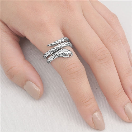 Silver Ring - Snake