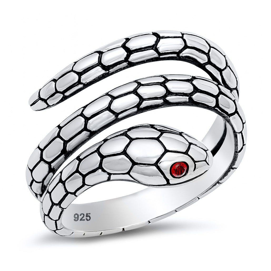 Silver Ring - Snake