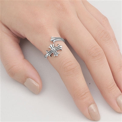 Silver Ring - Cross