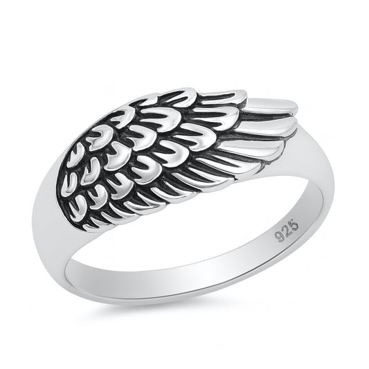 Silver Ring - Angel Wing