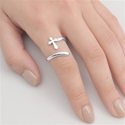 Silver Ring - Cross