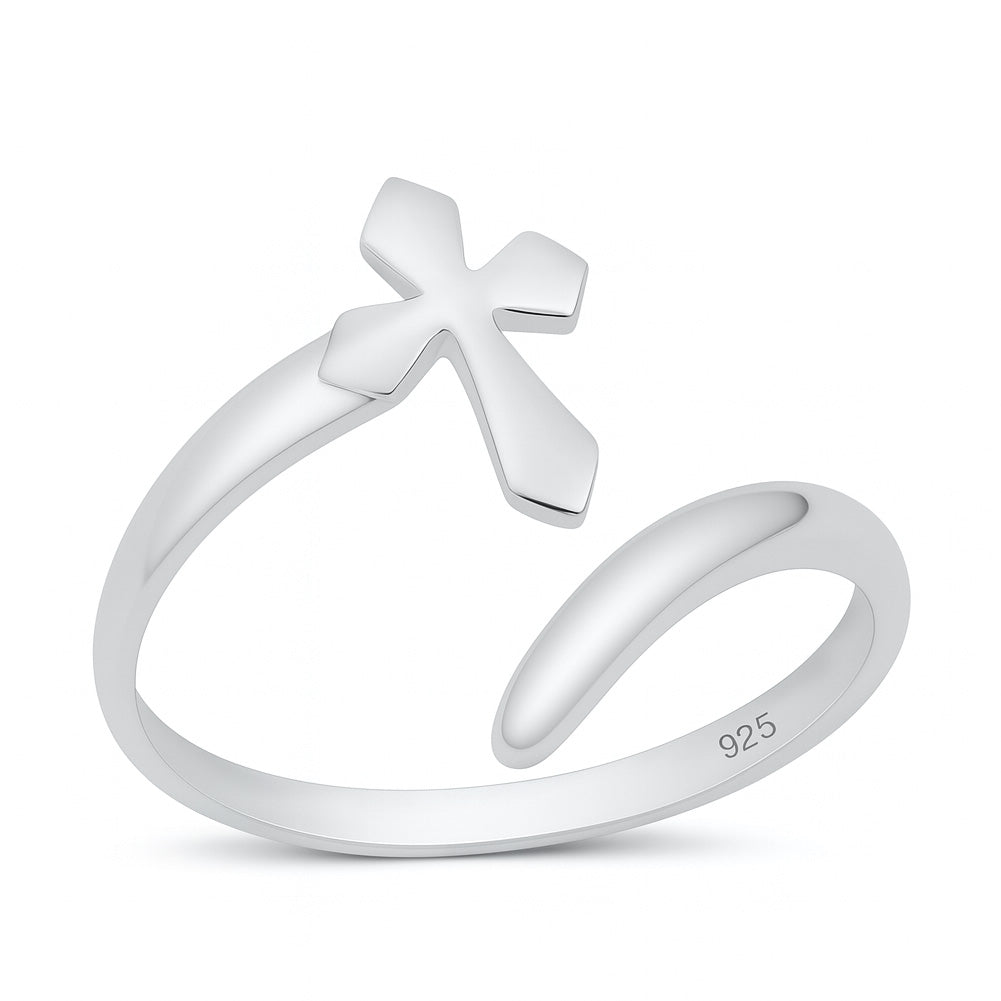 Silver Ring - Cross