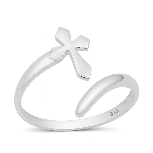 Silver Ring - Cross