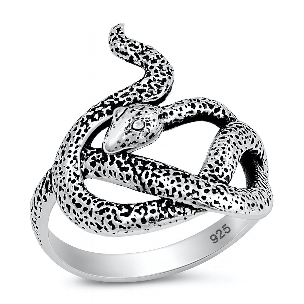 Silver Ring - Snake