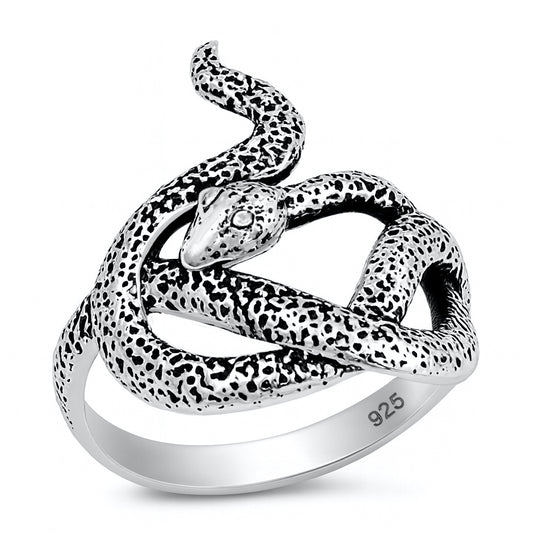 Silver Ring - Snake