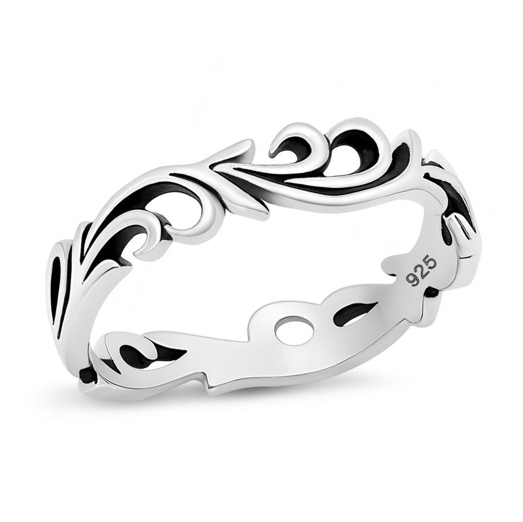 Silver Ring - Vines