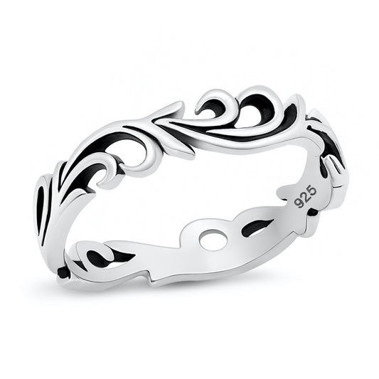 Silver Ring - Vines