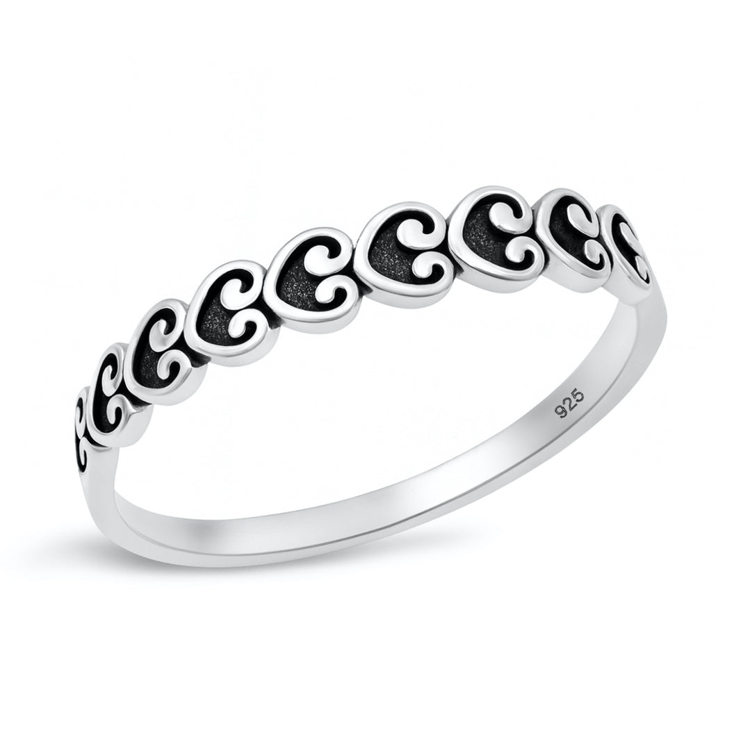 Silver Heart Ring