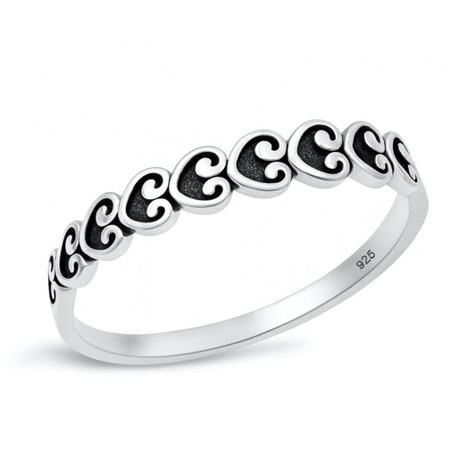Silver Heart Ring