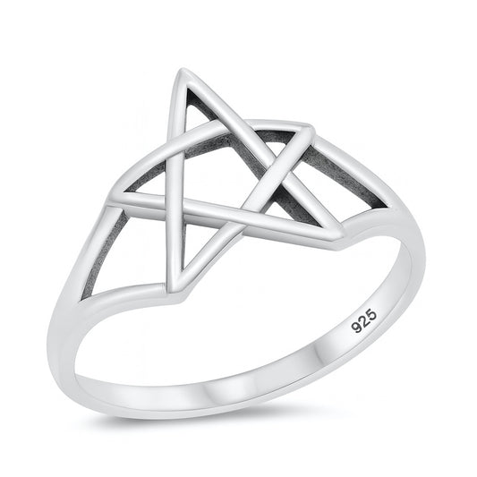Silver Ring - Jewish Star