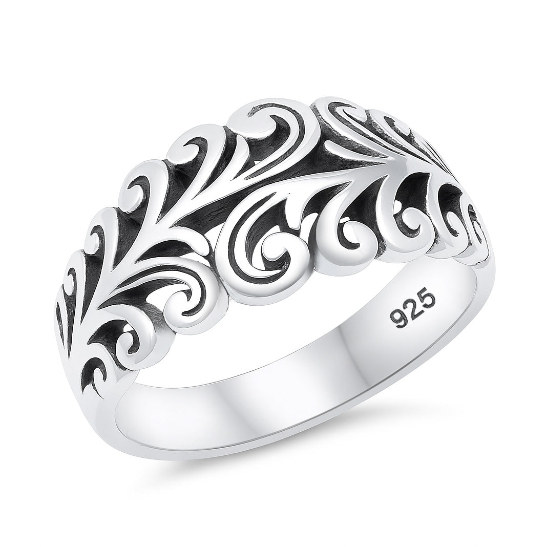 Silver Ring - Vines