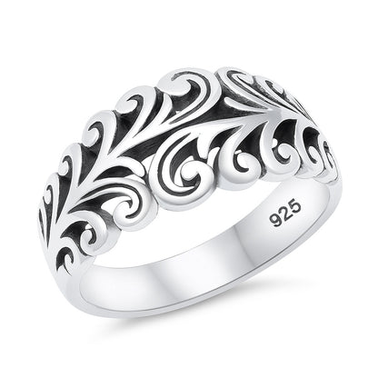 Silver Ring - Vines