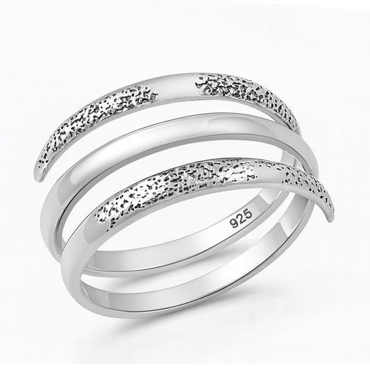Silver Triple Wrap Ring