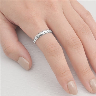 Silver Lines Ring