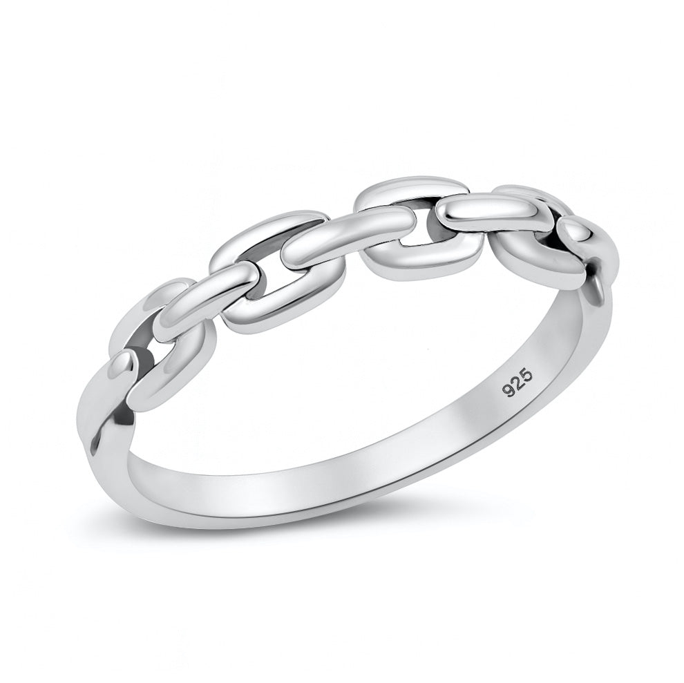 Silver Chain Ring