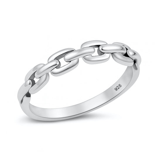 Silver Chain Ring