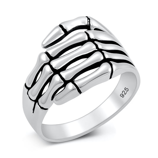 Silver Ring - Skeleton Hand