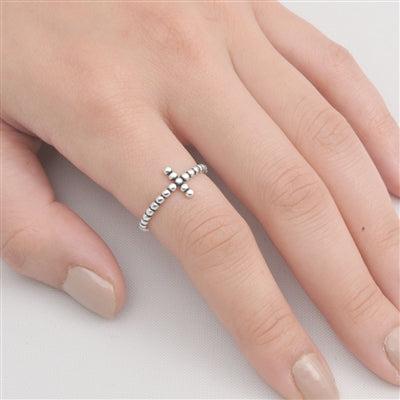 Silver Ring - Cross