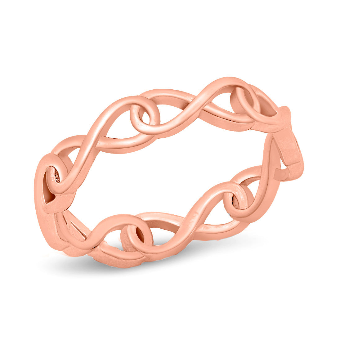 Silver Ring - Wraparound Infinity