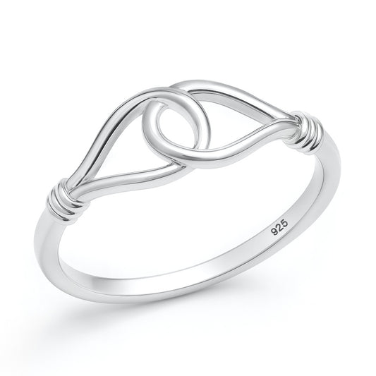 Silver Ring - Circle Link
