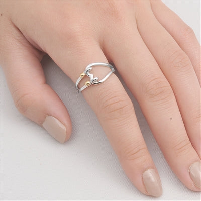 Silver Ring - Heart Lock