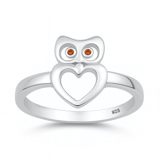 Silver Ring - Owl