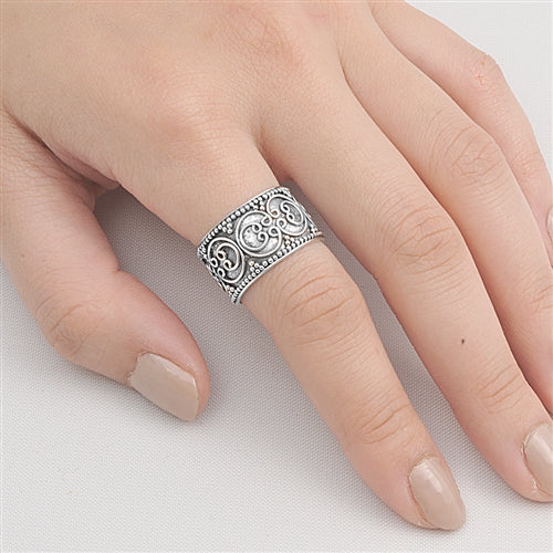 Silver Ring - Bali Design