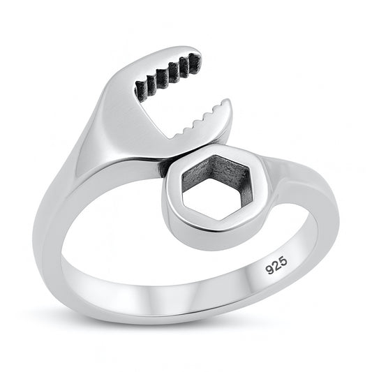 Silver Ring - Wrench